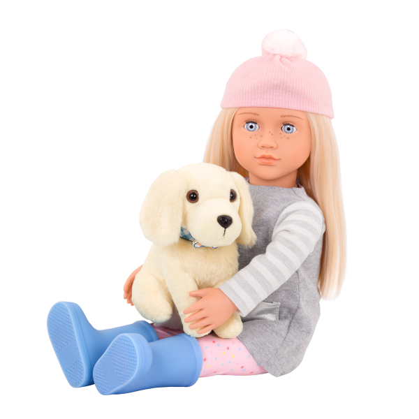 18-inch Doll Meagan & Plush Dog