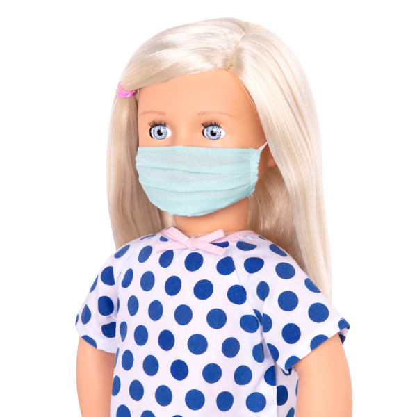 18-inch Posable Doll Martha Face Mask
