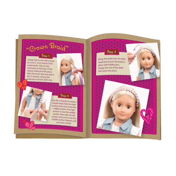 18-inch Doll Phoebe & Hair Play Styling Booklet