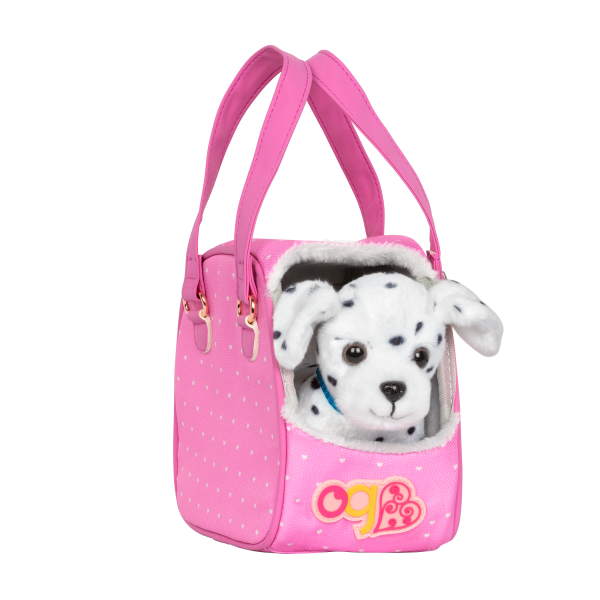 Hop In Dog Carrier Pet Plush Leash for 18-inch Dolls