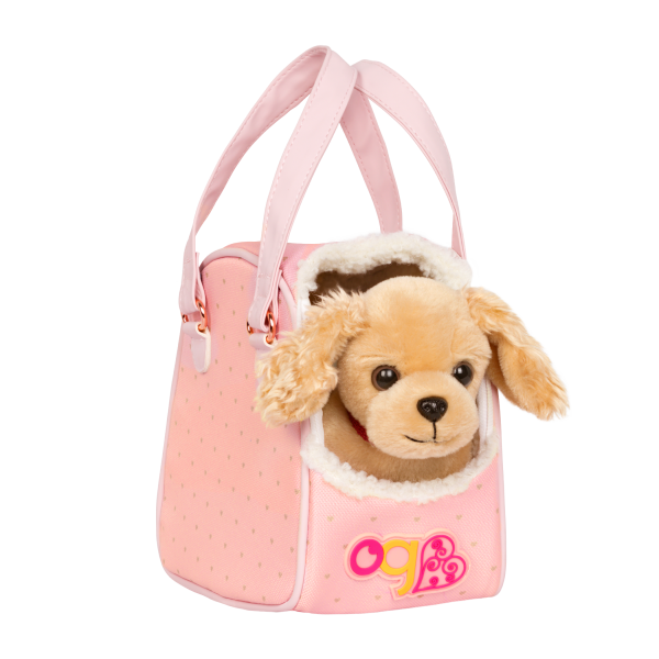 Hop In Dog Carrier Travel Bag Pet Plush for 18-inch Dolls