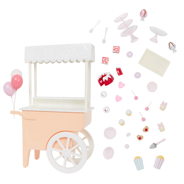 Our Generation Oh So Sweet Dessert Cart for 18-inch Dolls