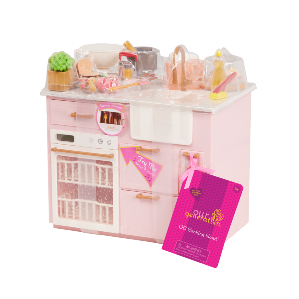 Our Generation Cooking Island Kitchen Playset for 18-inch Dolls Packaging