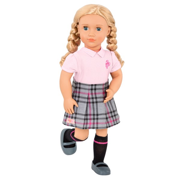 Our Generation Posable 18-inch School Doll Hally
