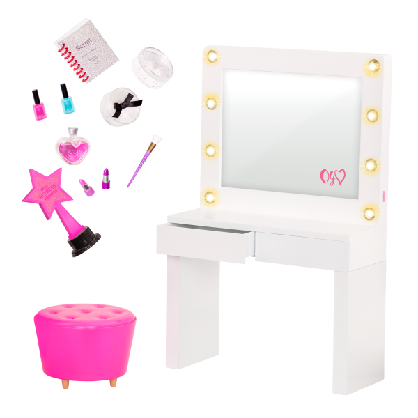 Our Generation Glitz & Glamour Dressing Room Playset for 18-inch Dolls