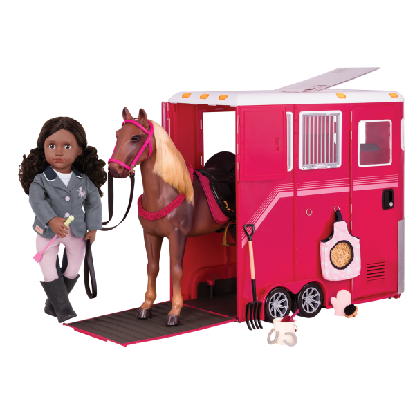 Our Generation Mane Attraction Horse Trailer 18-inch Doll Accessories