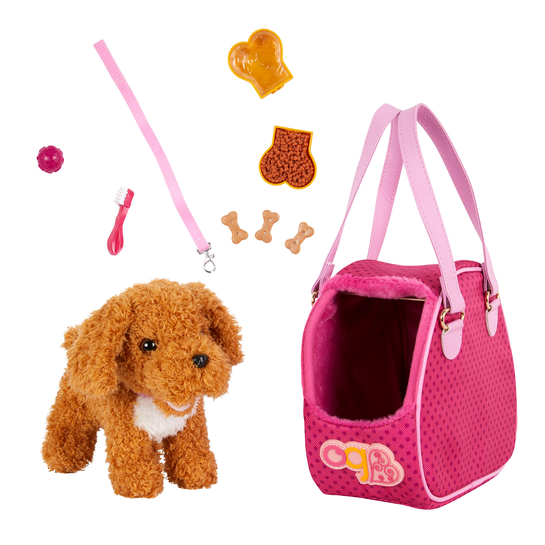 Our Generation Hop In Dog Carrier for 18-inch Dolls 