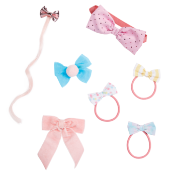 Our Generation Beauty Bows Hair Accessories for Kids & 18-inch Dolls