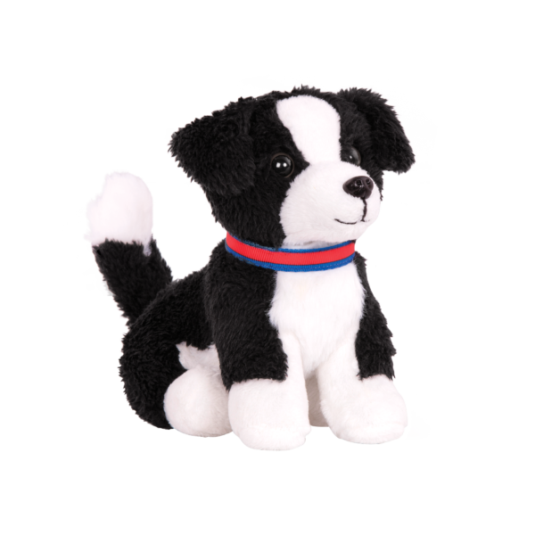 Our Generation Border Collie 6-inch Dog Plush Stuffed Animal Pet