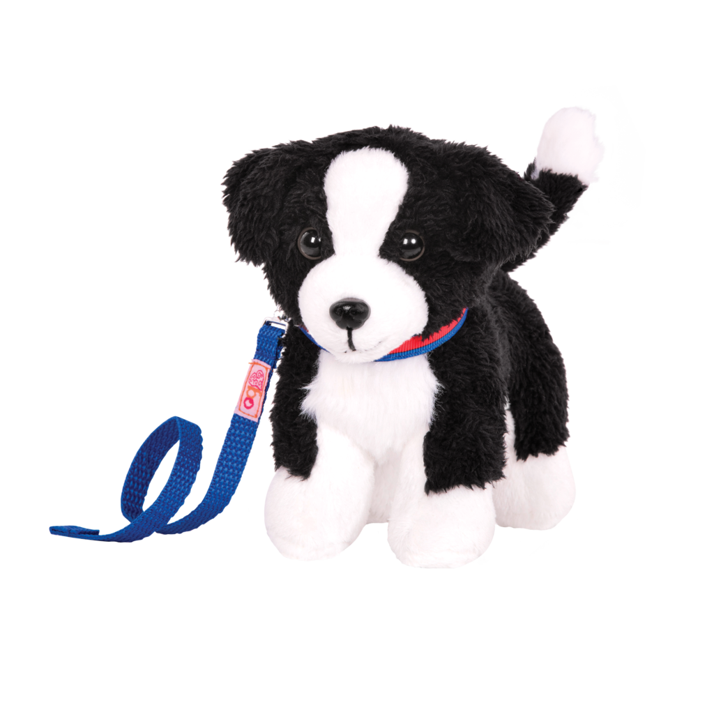 Interactive Plush Dog Soft fur Border Collie breed, Toys \ Interactive  pets