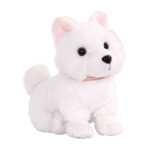 Our Generation American Eskimo 6-inch Dog Plush Stuffed Animal Pet