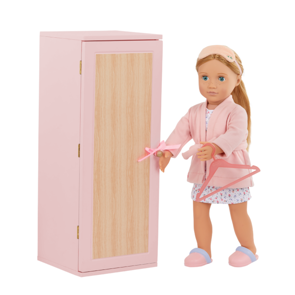 Our Generation Wooden Fashion Closet for 18-inch Dolls