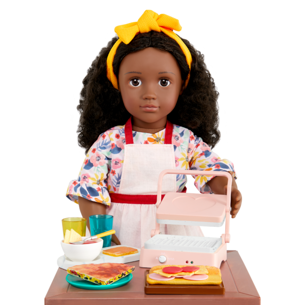 Our Generation Panini Presto Play Food Set for 18-inch Dolls