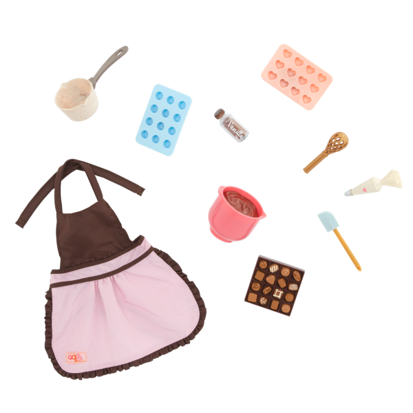 Our Generation Let's Make Chocolate Baking Set for 18-inch Dolls