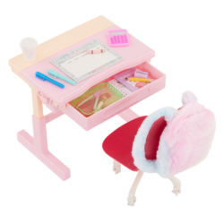 Our Generation Doll Desk with Opening Drawer