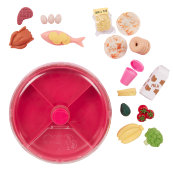 Our Generation Spin & Serve Play Food Set for 18-inch Dolls