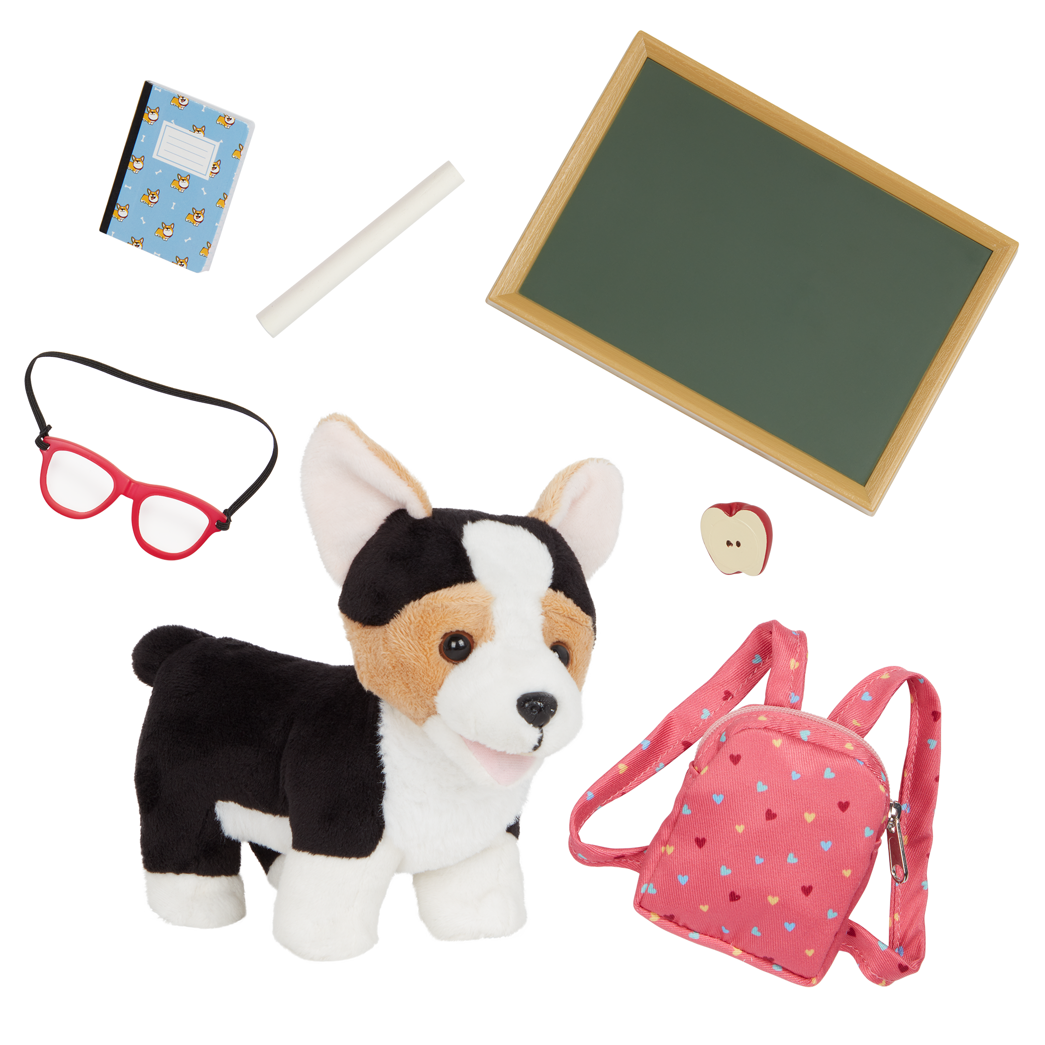 Our Generation Posable Preschool Puppy for 18-inch Dolls 
