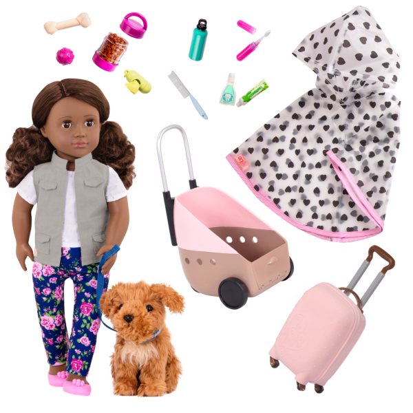 Our Generation Doll Malia & Passenger Pets Bundle
