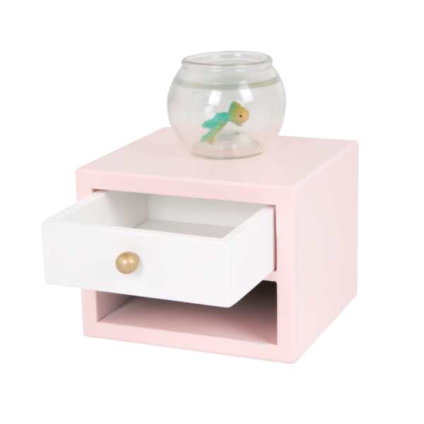 Our Generation Nightstand Accessory Bedroom Furniture Set for 18-inch Dolls