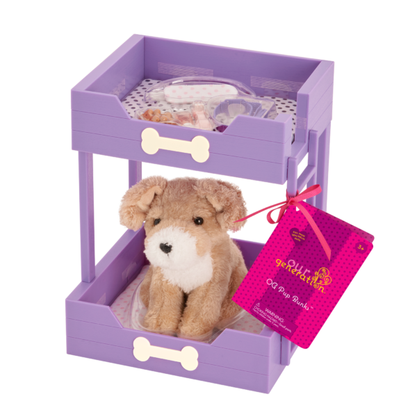 Our Generation Bunk Bed & Pet Puppy in Packaging