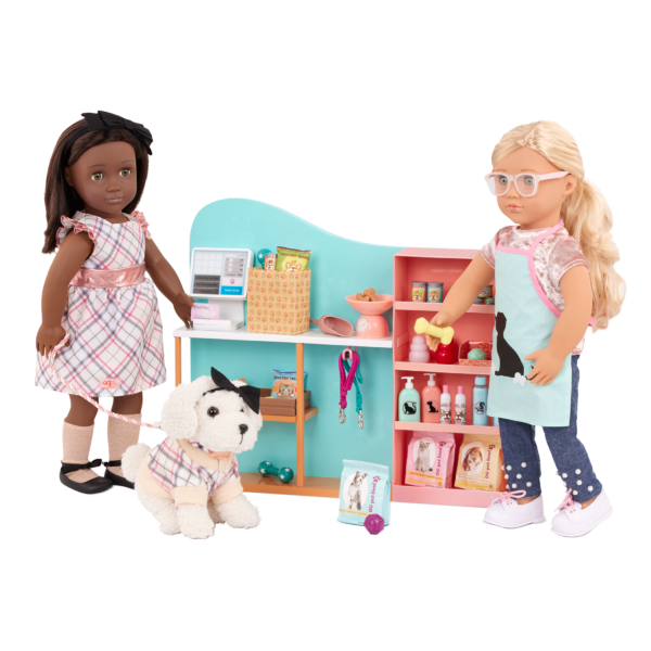 Our Generation Happy Tails Care Center Pet Vet Playset for 18-inch Dolls
