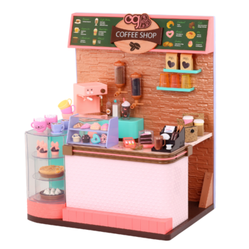 Our Generation Doll Coffee Shop Fully Stocked