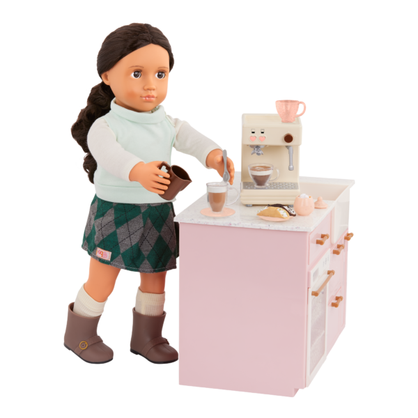 Our Generation Brewed for You Coffee Machine Set 18-inch Doll Accessories