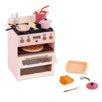 Our Generation Doll Oven with Play Food Accessories