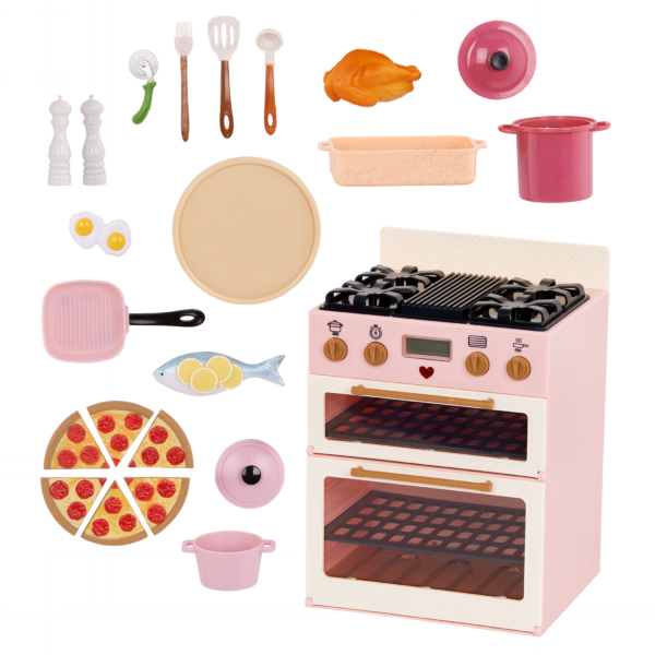 Our Generation Make & Bake Stove Playset for 18-inch Dolls