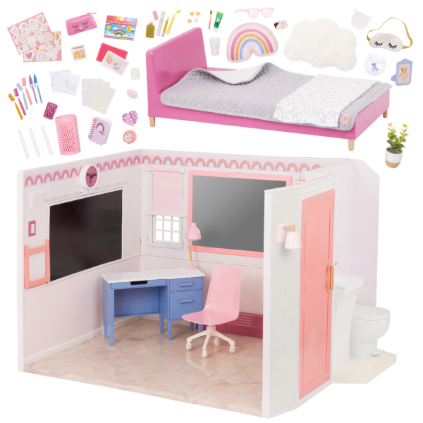 Our Generation Room to Dream Bedroom Playset for 18-inch Dolls