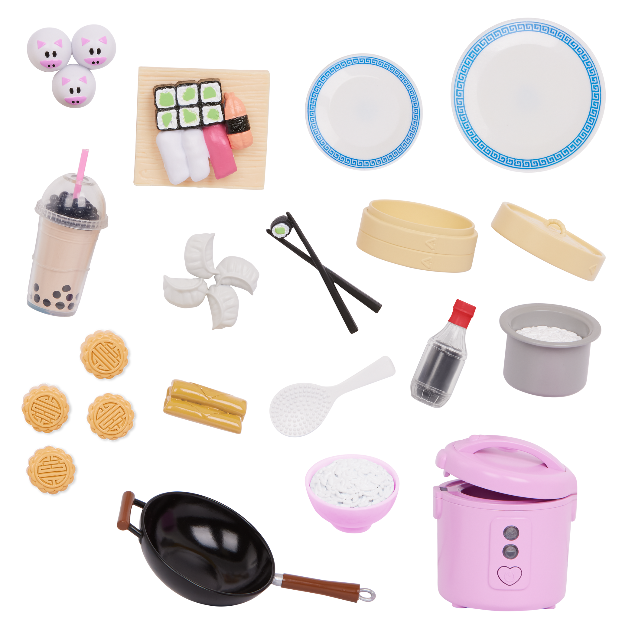 Our Generation Sushi Surprise Play Food Set for 18-inch Dolls 