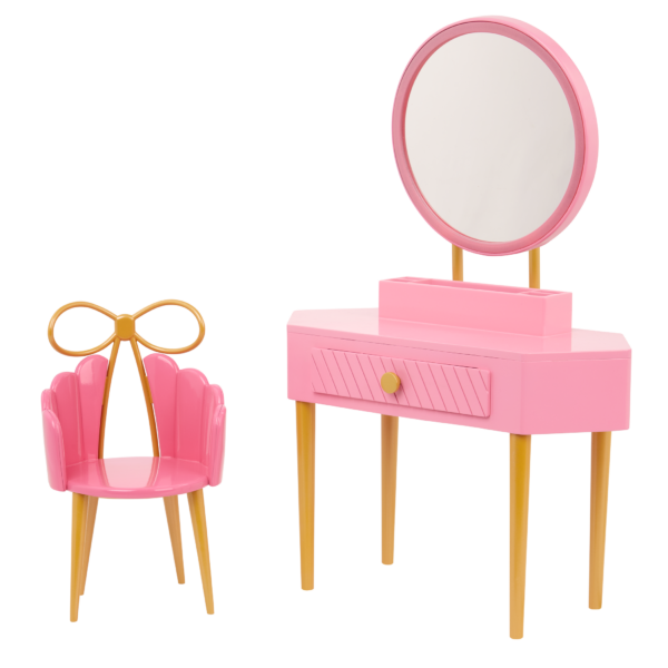 Our Generation Fabulous Fun Vanity Set for 18 inch Dolls vanity table and chair