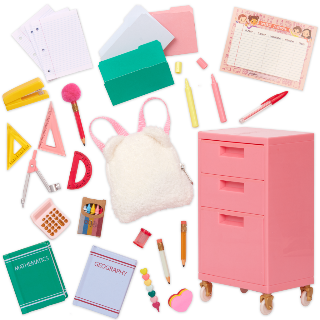 Our Generation, Elementary Class Playset, School Supplies Set for 18-inch  Dolls