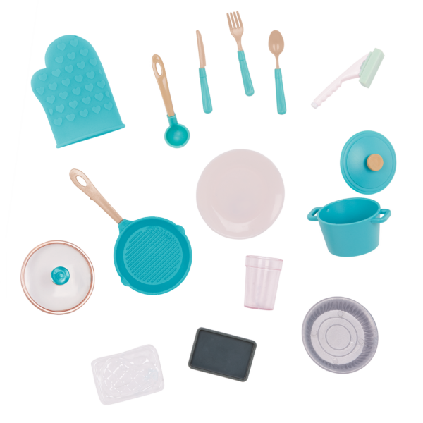 Our Generation Kitchen Cooking Accessories for 18-inch Dolls