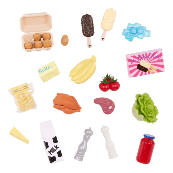 Our Generation Kitchen Play Food Accessories for 18-inch Dolls