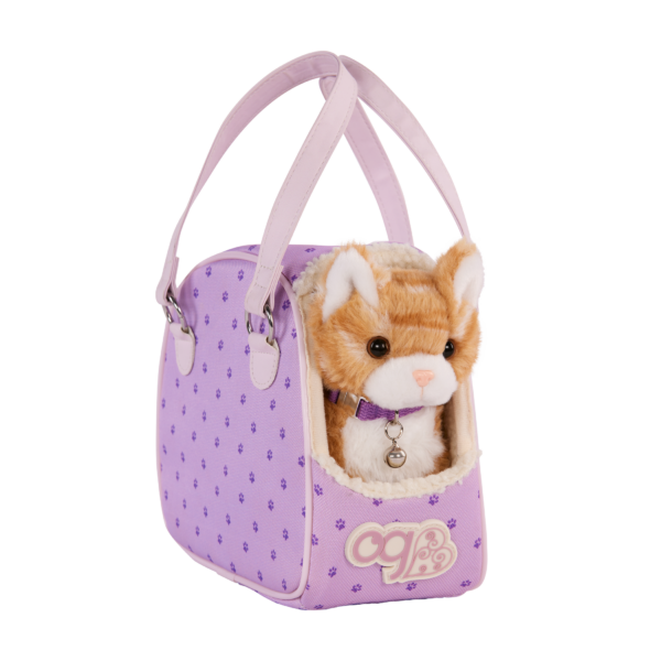 Our Generation Plush Cat in Pet Carrier