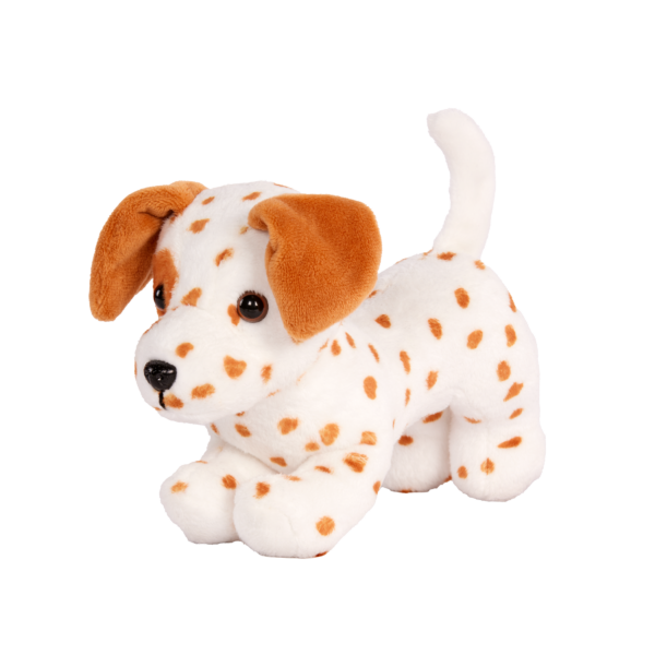 Our Generation Plush Dalmatian Dog with brown spots