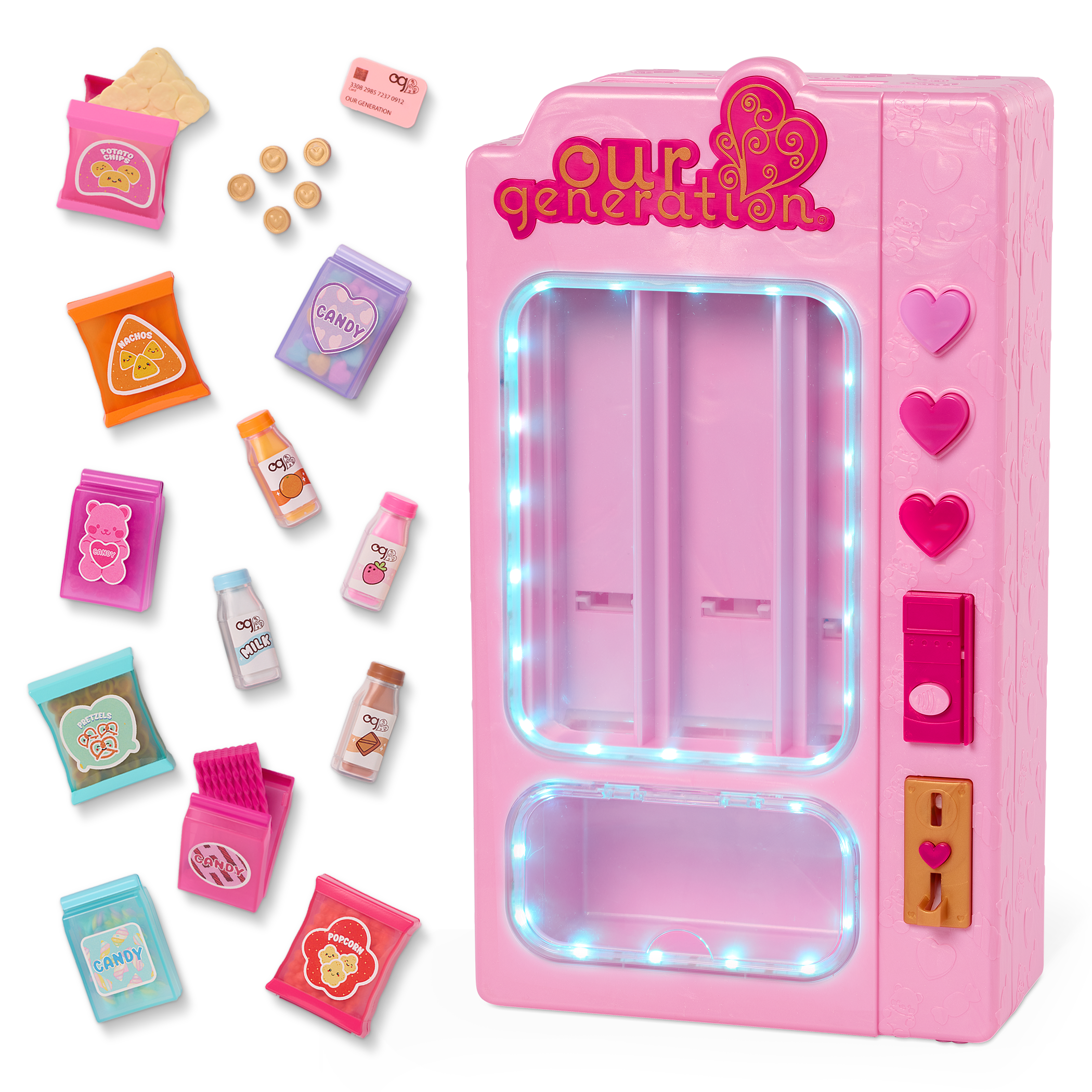 Our Generation Snacktime Fun Vending Machine Playset for 18-inch Dolls Snacktime Fun - Image 1