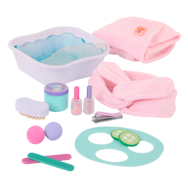 Our Generation Doll Foot Bath & Spa Accessories