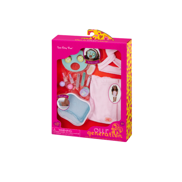 Our Generation Spa Day Fun Set for 18" Dolls in Packaging