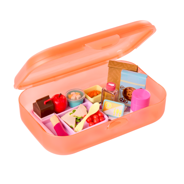 Our Generation Storage Case with Play Food Accessories