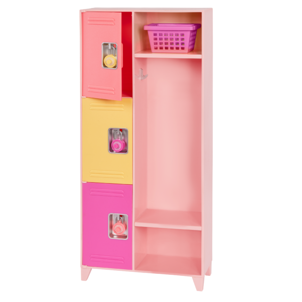 Our Generation Doll School Locker in Pink