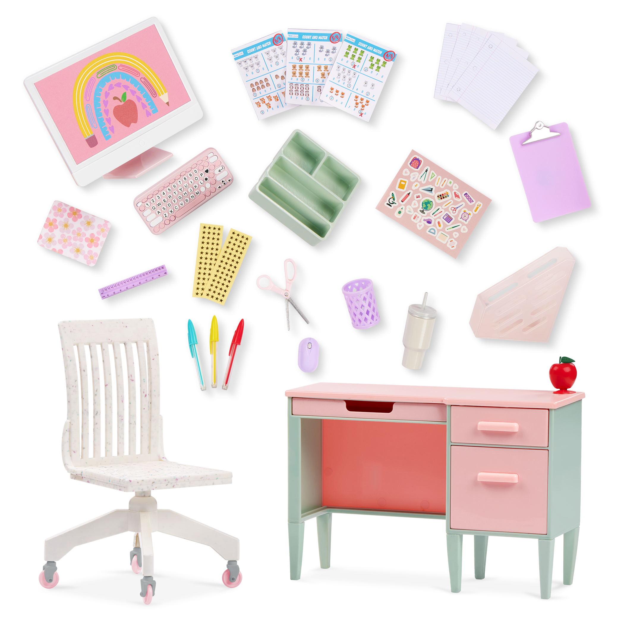 Our Generation Class in Session School Desk Set for 18-inch Dolls Class in Session - Image 1