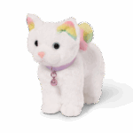 Posable Angora Cat Plush