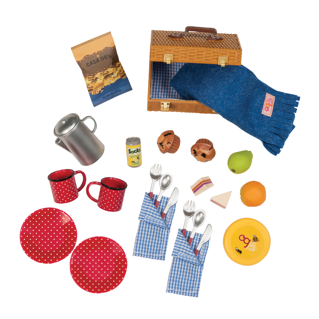 Packed for a Picnic Set for 18-inch Dolls 