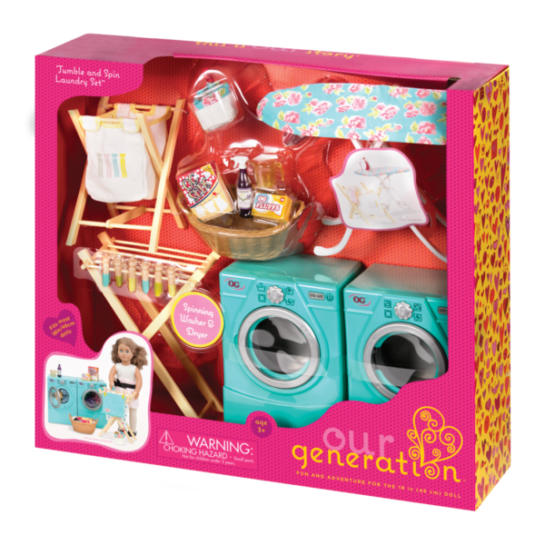 Tumble and Spin Laundry Set package detail