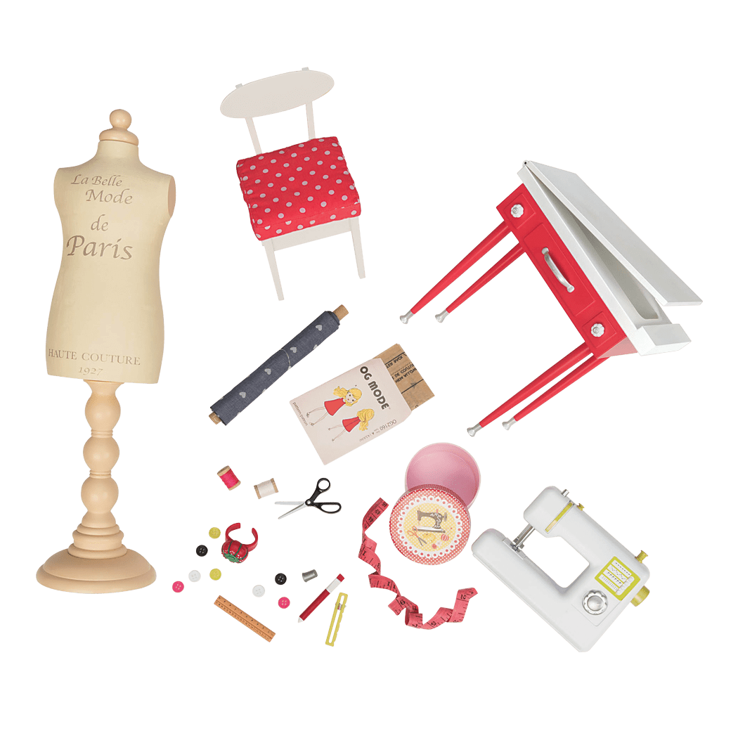 It Seams Perfect Sewing accessory set for 18-inch Dolls 