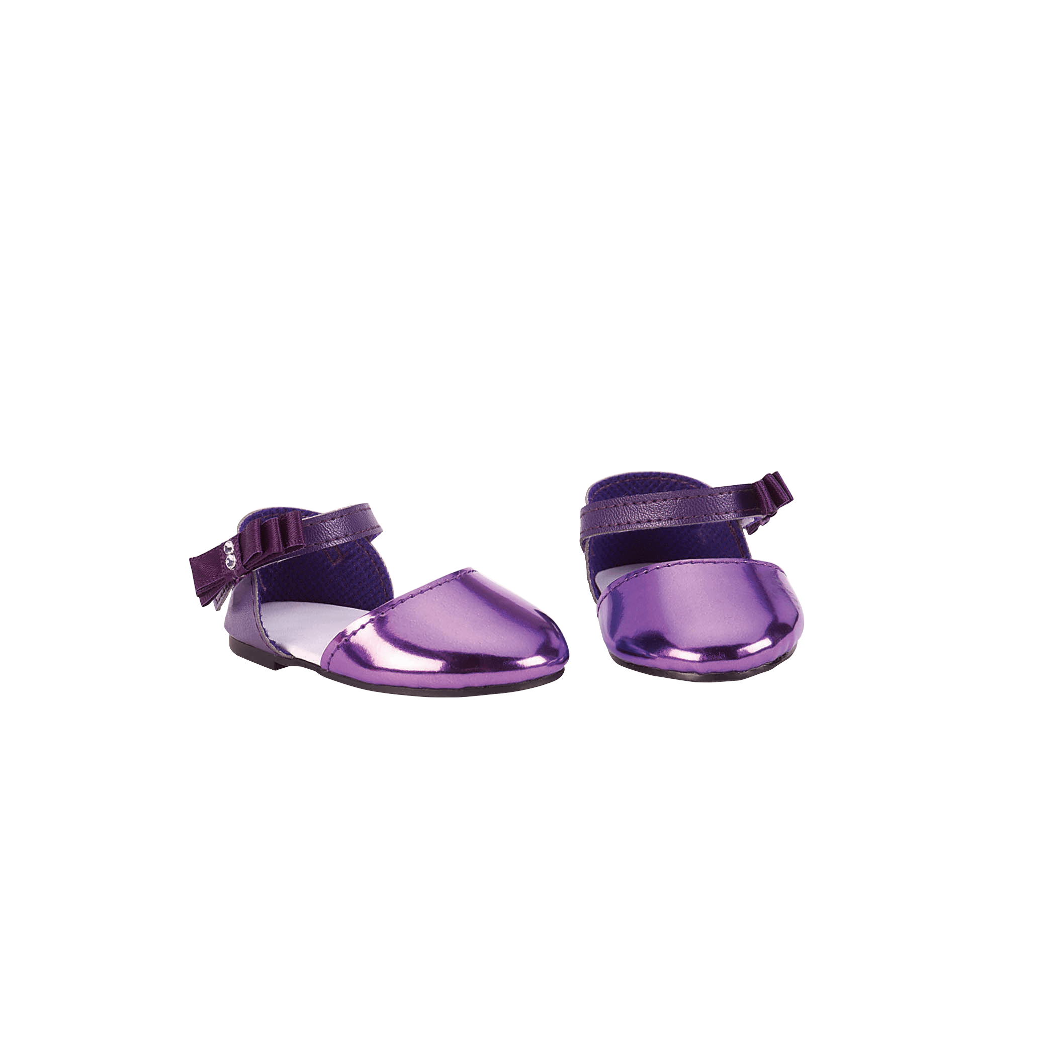 Patent Purple Fashion Shoes for 18-inch dolls