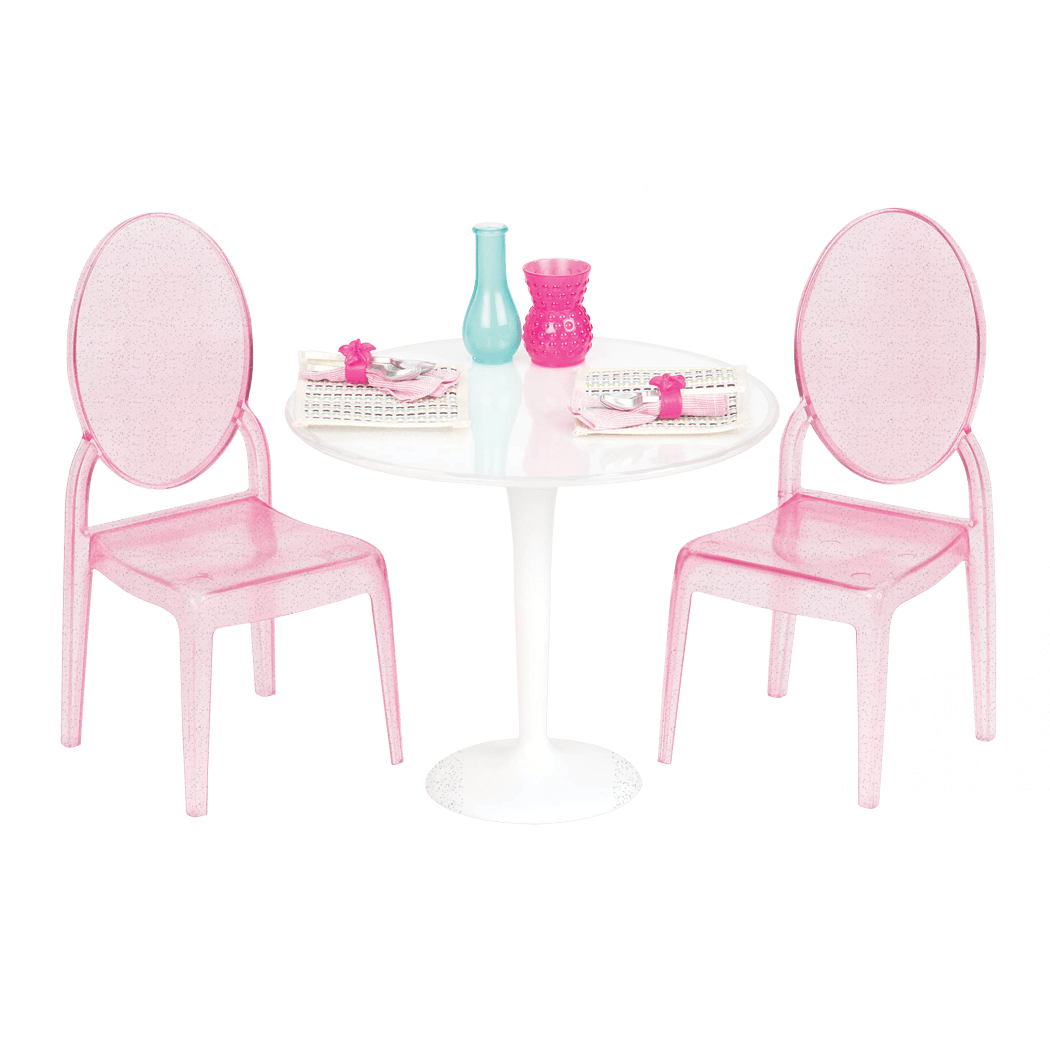 Table for Two Furniture Set for 18-inch Dolls