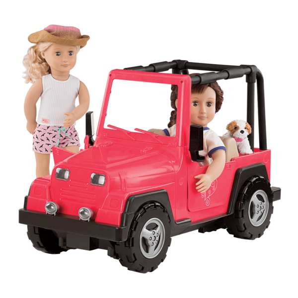 My Way & Highways | Pink&Black 18-inch Doll Vehicle | Our Generation